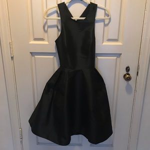 Monique Lhullier x hoop black sleeveless dress